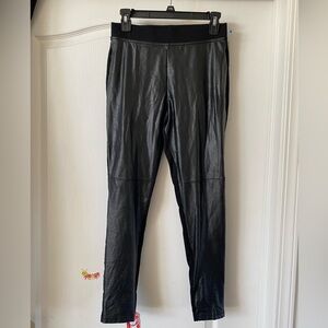Gap Black Faux Leather Leggings